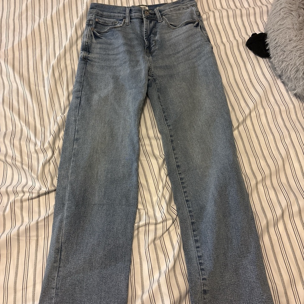 Kensie Light Blue Straight Leg Jeans